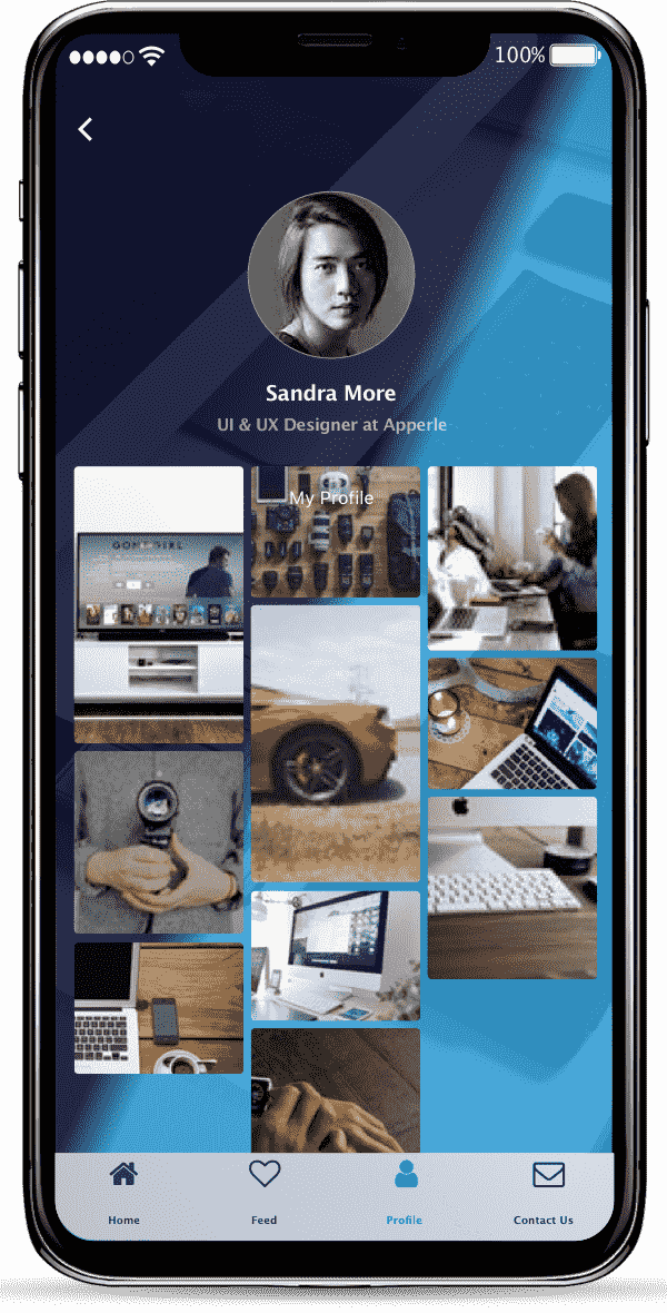 image of the iPhone app
