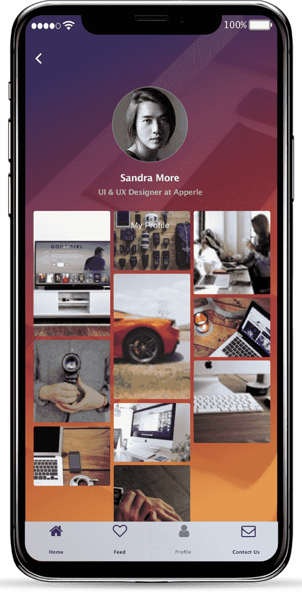 image of the iPhone app