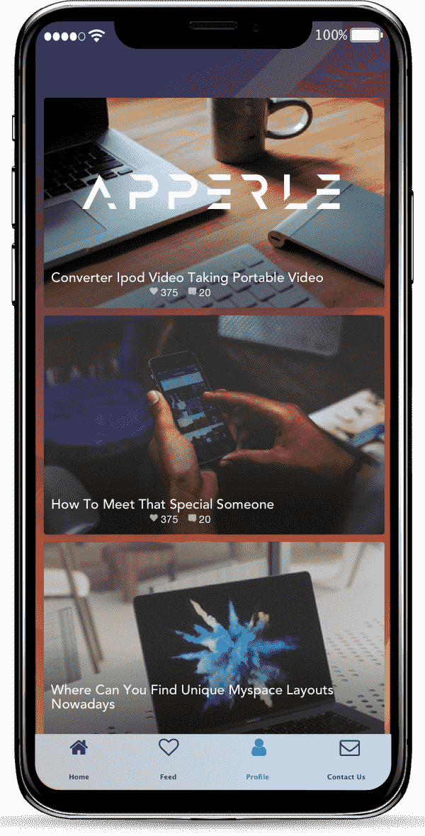 image of the iPhone app
